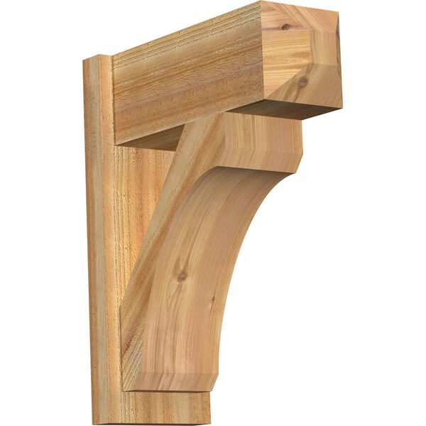 Ekena Millwork Legacy Craftsman Rough Sawn Outlooker, Western Red Cedar, 8"W x 20"D x 24"H OUT08X20X24LEC04RWR - main